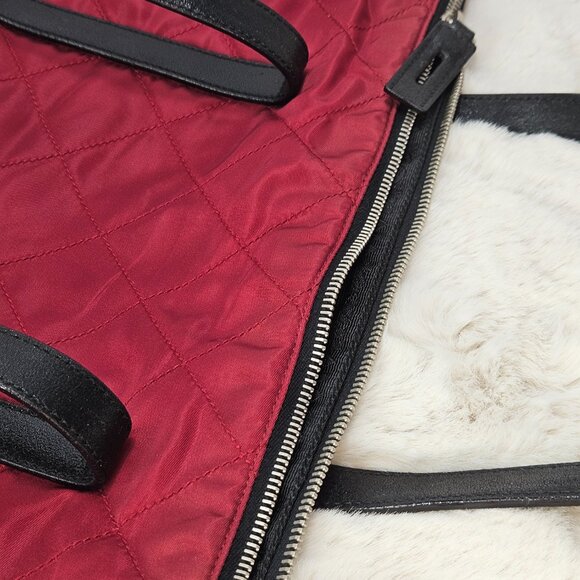 Prada Quilted Tessuto Nylon & Leather Tote Bag - Picture 11 of 16